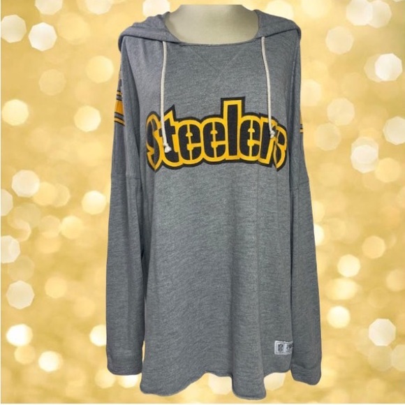 Victoria’s Secret PINK Steelers NFL Hoodie SUPER RARE Exclusive Collection Piece - Picture 8 of 16